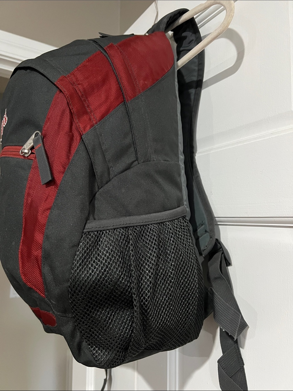 Jansport Black and Burgundy Everyday Backpack - Picture 2 of 6